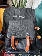Paul Marius zwarte leren rugtas, Overige merken, Ophalen of Verzenden, 30 tot 45 cm, Minder dan 25 cm