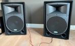 2xSamson 15” PA speaker nieuwstaat 225Watt + stands + kabels, Ophalen, Zo goed als nieuw, 120 watt of meer, Overige merken