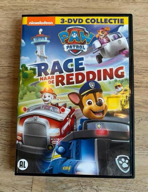 3 DVD Paw Patrol - Race naar de Redding, Cd's en Dvd's, Dvd's | Kinderen en Jeugd, Zo goed als nieuw, Film, Avontuur, Alle leeftijden