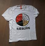 Te koop: Mooi stevig WIT shirt MET PRINT merk RAEBURN  MT:L, Maat 52/54 (L), Raeburn, Wit, Ophalen of Verzenden