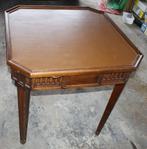 Antiek kaartspeltafel, blad bekleed met leer * ZEER FRAAI **, Antiek en Kunst, Ophalen