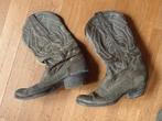 Grijze leren western boots laarzen maat 42, Kleding | Heren, Overige kleuren, Boots, Ophalen of Verzenden, Gedragen
