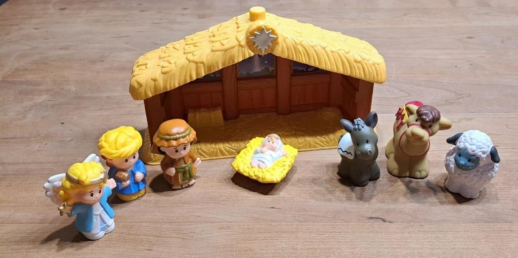 Kerststalletje van Little People (Mattel / Fisher-Price), Kinderen en Baby's, Speelgoed | Fisher-Price, Ophalen of Verzenden, Gebruikt