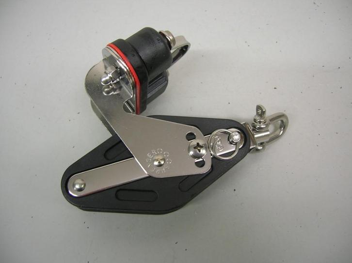 Enkelschijfs Grootschootblok, Talieblok, klem hondsvot 12 mm, Watersport en Boten, Accessoires en Onderhoud, Nieuw, Lijn of Blok