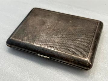 Vintage Verzilverd Sigarettenkoker etui doosje beschikbaar voor biedingen