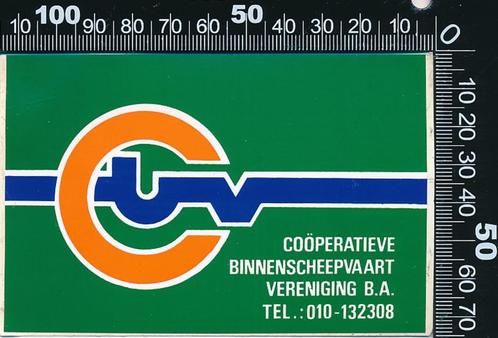 Sticker: Cooperatieve Binnenscheepvaart Vereniging, Verzamelen, Stickers, Zo goed als nieuw, Bedrijf of Vereniging, Verzenden