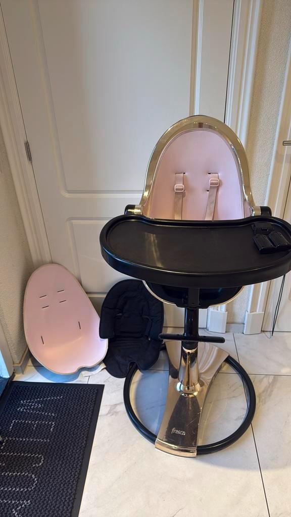 Bloom fresco kinderstoel rose goud/ roze, Kinderen en Baby's, Kinderstoelen, Zo goed als nieuw, Overige typen, Ophalen