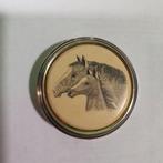 Vintage verzilverd pillendoosje, Verzamelen, Ophalen of Verzenden, Gebruikt