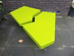 Mooie groene salontafel van het merk leolux., 100 tot 150 cm, Zo goed als nieuw, Minder dan 50 cm, Overige houtsoorten