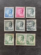 Serie Groothertog Jan van Luxemburg postzegels, Ophalen of Verzenden, Gestempeld