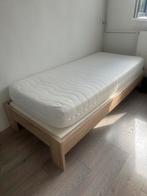 Te koop 2x eenpersoons bed, Huis en Inrichting, Ophalen, 90 cm, Eenpersoons, Wit
