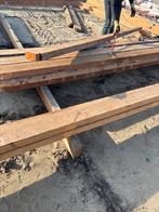 Houten Gordingen - 420cm, Doe-het-zelf en Verbouw, Hout en Planken, Gebruikt, Balk, Overige houtsoorten, Ophalen