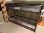 TUFFING Frame stapelbed, donkergrijs, 90x200 cm, Ophalen, 85 tot 100 cm, Zo goed als nieuw, Hoogslaper of Stapelbed
