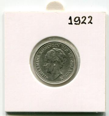 ½ Gulden 1922 Koningin Wilhelmina beschikbaar voor biedingen