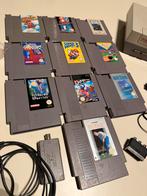 Nintendo NES Console + 10 Games!, Spelcomputers en Games, Games | Nintendo NES, Gebruikt, 2 spelers, Eén computer, Ophalen of Verzenden