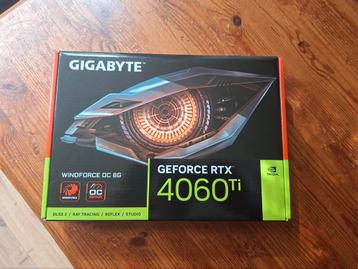 4060 ti nieuw + Garantie beschikbaar voor biedingen
