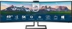 Philips 499P9H, 49 inch Ultrawide Monitor - Prima Staat, Ophalen of Verzenden, Postfris
