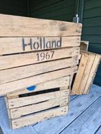 Brocante houtkisten (4 stuks), Ophalen, Minder dan 50 cm, Gebruikt, 50 tot 100 cm