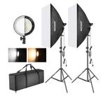 Neewer Tweekleurige Softbox Verlichtingsset (2 lampen), Ophalen of Verzenden, Zo goed als nieuw, Lamp of Flitsset