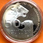 Nederland, 50 gulden 1982 Proof Beatrix zilver, Ophalen of Verzenden, Koningin Beatrix, 50 gulden, Zilver