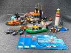 Lego city 60014 coast guard kustwacht boot incl boekjes, Complete set, Gebruikt, Lego, Ophalen