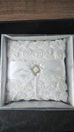 Elegant Ringkussen voor Bruiloft, Wit, Nieuw, Ophalen of Verzenden, Accessoires