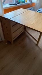 Norden klaptafel met opbergruimte IKEA, Ophalen, Gebruikt, 50 tot 100 cm, Tot twee personen