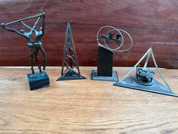 Kunst beedjes - figuren 4 stuks beschikbaar voor biedingen