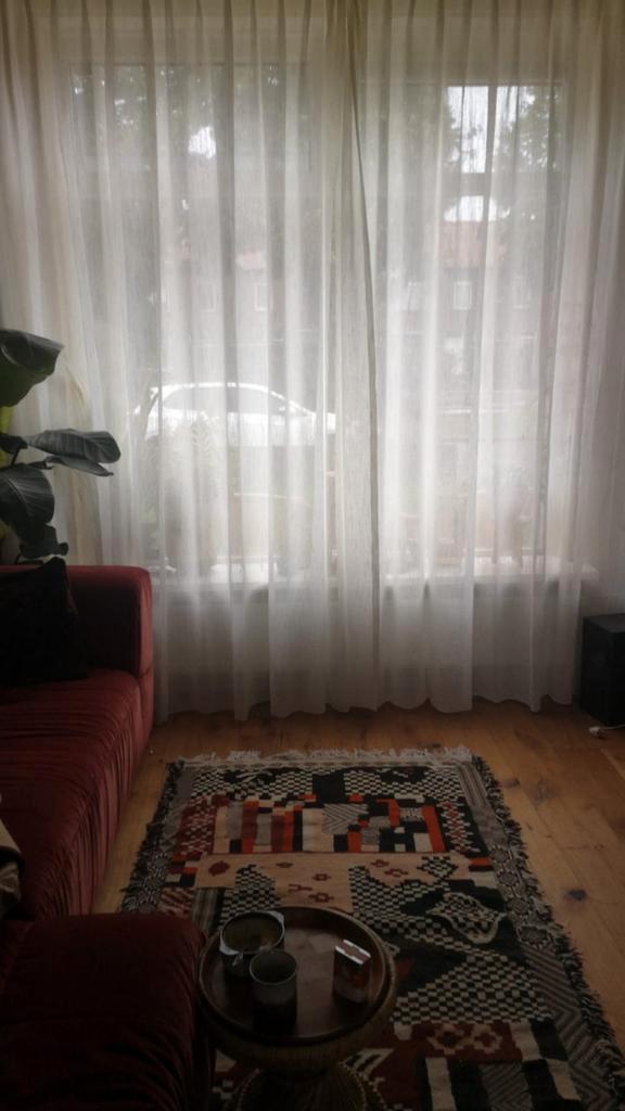 Jutta Gordijnen Karwei - 4 stuks, zo goed als nieuw, Huis en Inrichting, Stoffering | Gordijnen en Lamellen, Zo goed als nieuw