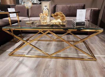 NIEUW IN DOOS! Goud en zilver Idol salontafels. Tafels.  beschikbaar voor biedingen