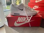 Nike Air Max 1 Jewel White - Maat 44,5, Verzenden, Gedragen, Wit, Sneakers of Gympen