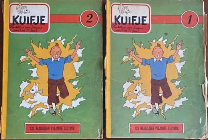 Kuifje-weekblad:1/2/14/24/25/26/27/28: 8 dunne bundels, Boeken, Stripboeken, Gelezen, Meerdere stripboeken, Ophalen of Verzenden