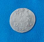 Zilveren munt 1790 2 stuiver Hollandia, Ophalen of Verzenden, Vóór koninkrijk, Overige waardes