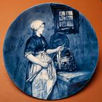 Wandbord Porceleyne Fles palingrookster porselein Delft, Ophalen of Verzenden