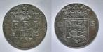 Dubbele wapenstuiver West Frisia 1757, Postzegels en Munten, Munten | Nederland, Zilver, 10 cent, Vóór koninkrijk, Verzenden