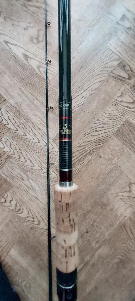 cjw baitcaster T90XHF 01, Watersport en Boten, Hengelsport | Roofvissen, Zo goed als nieuw, Werphengel, Ophalen of Verzenden