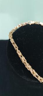Gouden koningsschakel armband 14k, Ophalen, Zo goed als nieuw, Goud, Goud