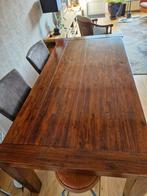 Eettafel accacia. Kleur old antiek., Huis en Inrichting, Tafels | Eettafels, Ophalen, Gebruikt