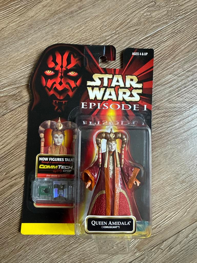 Star Wars Ep I Queen Amidala coruscant in doos - commlink, Ophalen of Verzenden, Nieuw
