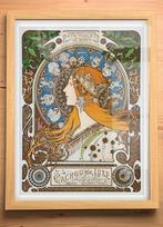 [Poster in Frame] Alphonse Mucha Reclame 1900, Verzenden, Nieuw, Rechthoekig Staand