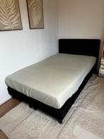 Boxspring 120 200 / 120x200, Huis en Inrichting, Slaapkamer | Boxsprings, Ophalen, Zwart, Zo goed als nieuw, Twijfelaar