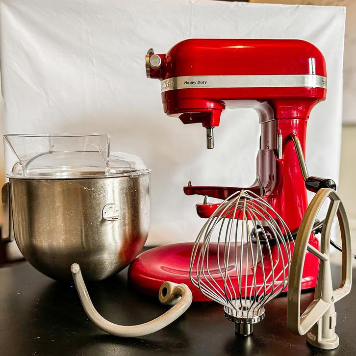 Kitchen-aid - Artisan - demo model, Witgoed en Apparatuur, Keukenmixers, Zo goed als nieuw, 4 liter of meer, 3 snelheden of meer