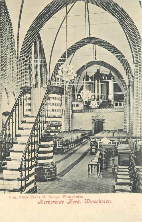 (388-437-029) Winschoten Hervormde Kerk, Verzamelen, Ansichtkaarten | Nederland, Groningen, Verzenden