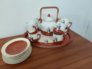 Unieke Droste Cacao Servies Set – Vintage Reclame | Compleet beschikbaar voor biedingen