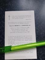 Bidprentje Weert Pater Gerard Schoutens 1896 1967, Verzamelen, Ophalen, Bidprentje