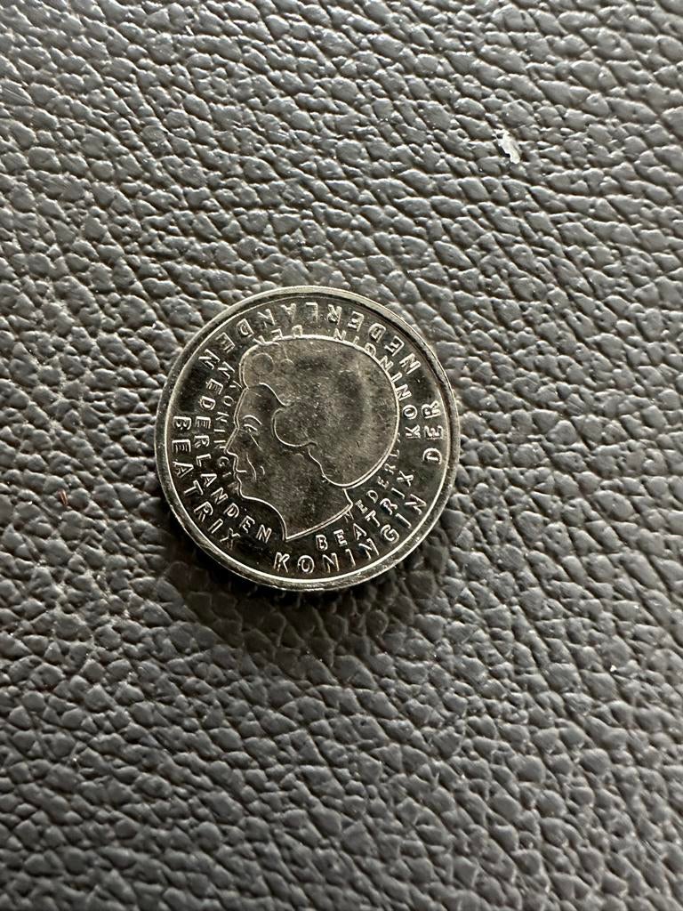 Beatrix 1 Gulden 2001, Postzegels en Munten, Munten | Nederland, Ophalen, 1 gulden, Koningin Beatrix, Zilver