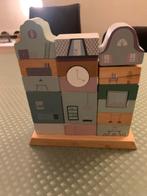 Little Dutch  stapel blokken grachtenhuis als nieuw, Kinderen en Baby's, Speelgoed | Houten speelgoed, Ophalen of Verzenden, Zo goed als nieuw