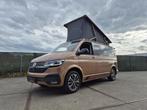 Vw T6.1 California Ocean Edition150pk DSG 2021 Hefdak camper, Caravans en Kamperen, Automaat, Koelkast, Buscamper of Camperbus