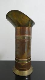 Hoge koperen kan met binnen kan [1355], Antiek en Kunst, Antiek | Koper en Brons, Ophalen