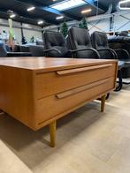 Vintage WK Möbel teak salontafel - Deens design, Huis en Inrichting, Tafels | Salontafels, Ophalen, 50 tot 100 cm, Zo goed als nieuw